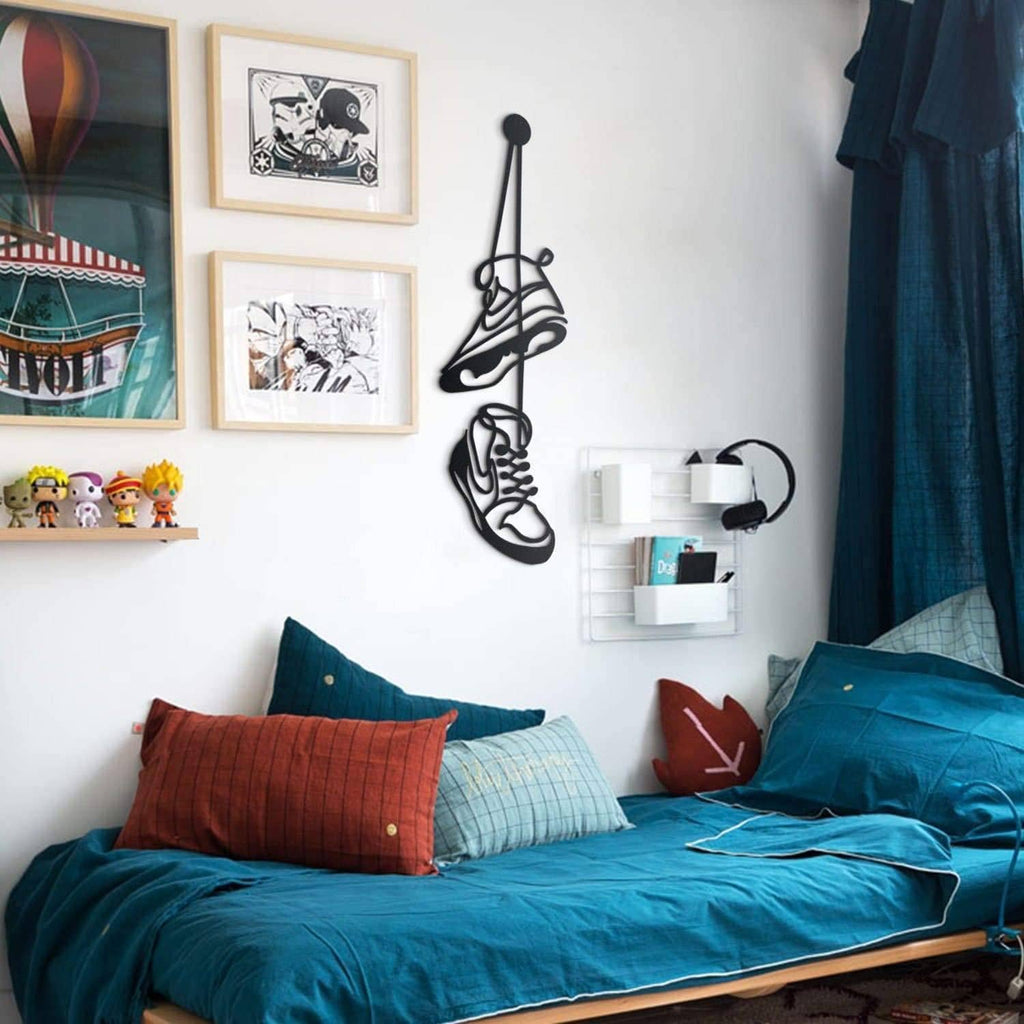 Jordan Inspired Wall Art , basketball , classroom decor , creative office decor - Metal Deco | THEDUKHA