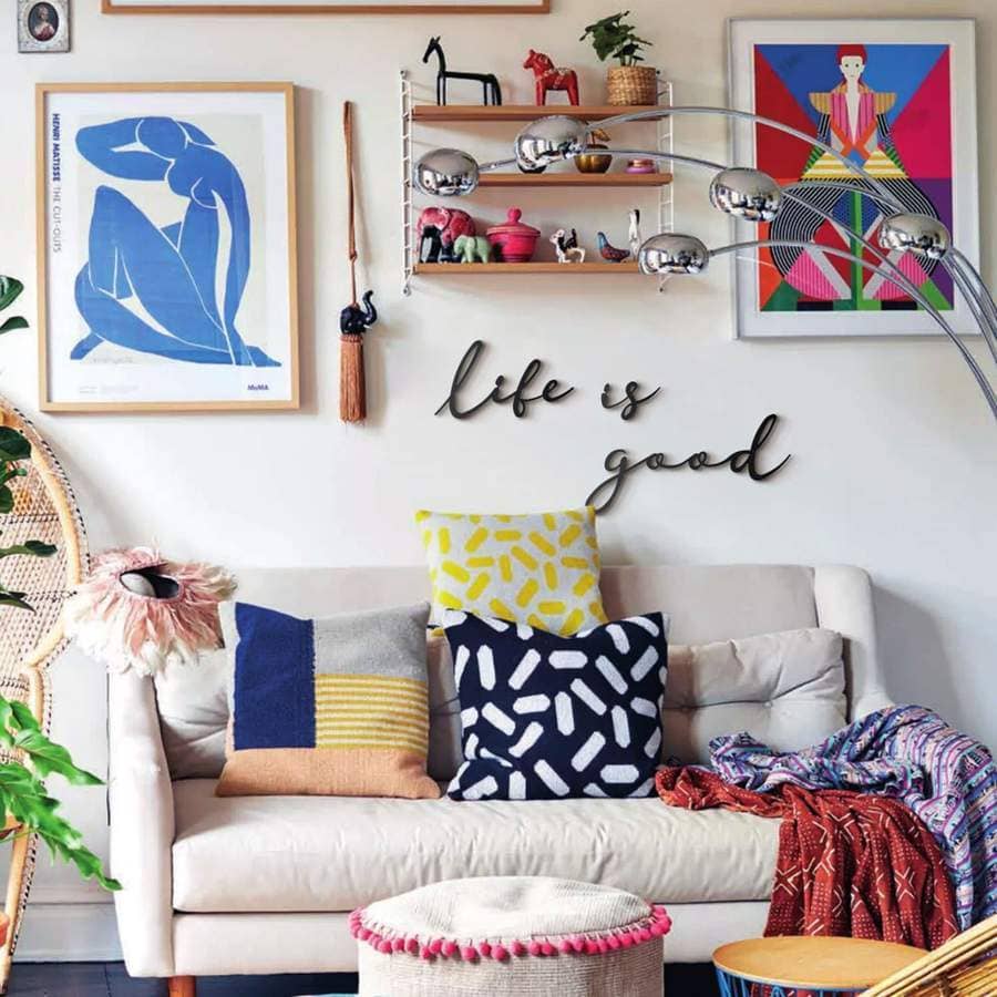 Life is Good , home decor , kitchen wall , Metal Deco - Metal Deco | THEDUKHA